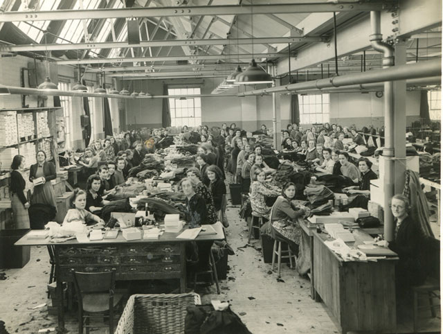 History of Martha Hill - Leicester clothes factory 1938