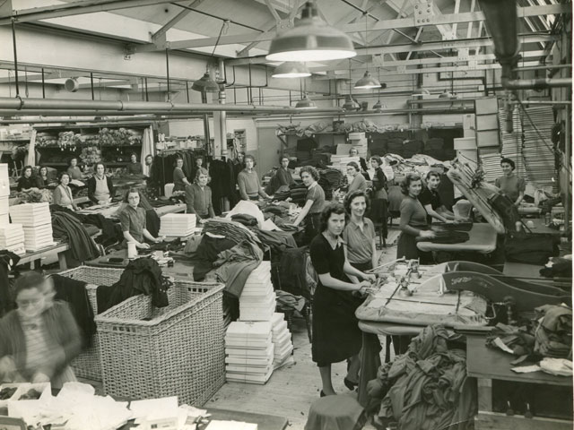 History of Martha Hill - Leicester clothes factory 1938